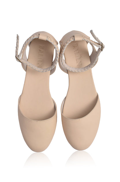Paris Leather Ballet Flats – Ligne Paris | Ballerines en Cuir Chic Femme