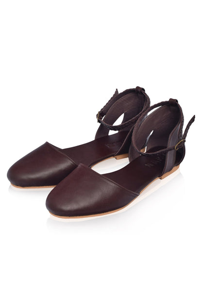 Paris Leather Ballet Flats – Ligne Paris | Ballerines en Cuir Chic Femme