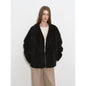 Paris Night" luxury lightweight v-neck mid-length imported ragone sheepskin fur coat